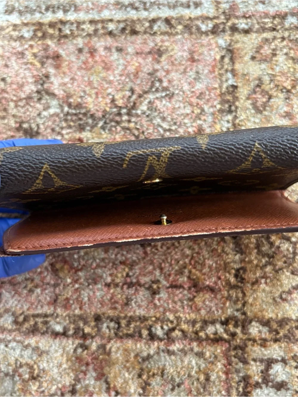 Louis Vuitton Monogram Canvas Tresor Front Snap Wallet